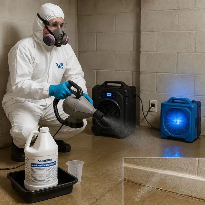 Sanitization and Odor Removal process in Ridge Manor, FL